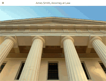 Tablet Screenshot of ames-law.com